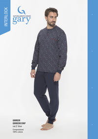 PIGIAMA UOMO M/L Q60026 Tellini S.r.l. Ingrosso Abbigliamento